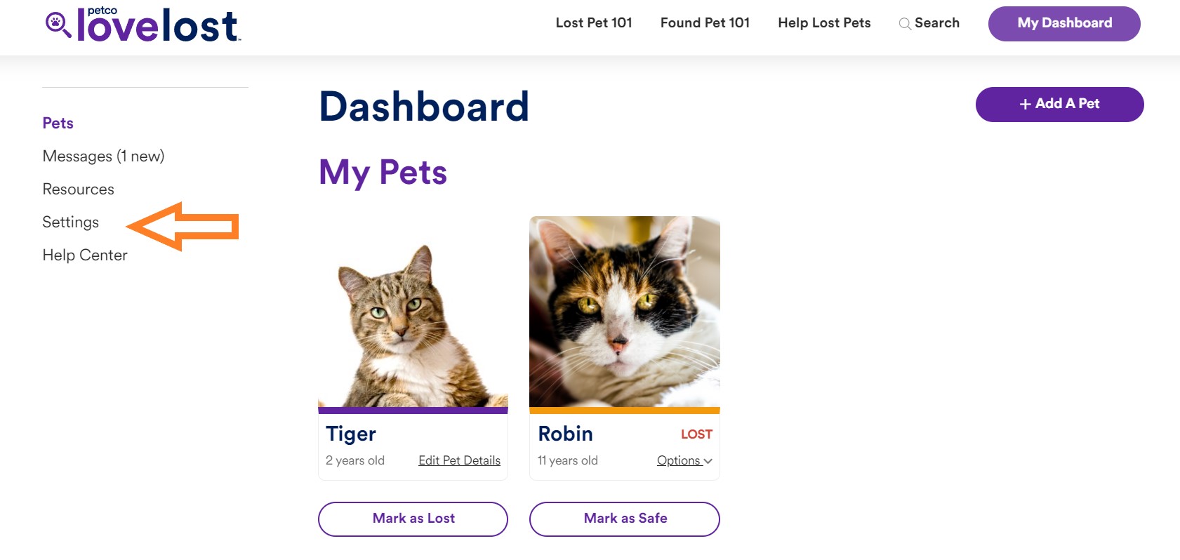 How do I update my contact information? – Petco Love Lost